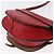 LOEWE Mini Gate Bag Sac à bandoulière en cuir rouge et or - vue 17