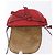 LOEWE Mini Gate Bag Sac à bandoulière en cuir rouge et or - vue 20