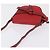 LOEWE Mini Gate Bag Sac à bandoulière en cuir rouge et or - vue 6