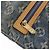 LOUIS VUITTON Monogram Denim Pochette Plat Clutch Bag Blue M95007 - vista 22