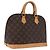 LOUIS VUITTON Monogram Alma Hand Bag M51130 LV
