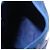 PRADA Bolso Pouch de Mano Nylon Azul Plata - vista 10