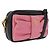 PRADA Ribbon Schultertasche Leder Schwarz Pink