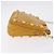 Miu Miu Madras Shoulder Bag Leather Yellow Gold - vue 4