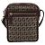 FENDI Zucchino Canvas Shoulder Bag Beige Gold - vista 13