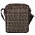 FENDI Zucchino Canvas Shoulder Bag Beige Gold - vista 2