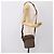 FENDI Zucchino Canvas Shoulder Bag Beige Gold - vista 23
