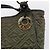 FENDI Shoulder Bag Nylon Green Gold Tone 8BH156 - vista 17