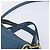 Chloé Chloe Paraty Hand Bag Leather 2way Blue Gold - vista 8