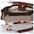 Panthère Cartier PANTHERE Shopper Lackleder Braun Silber - Ansicht 15