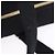CHANEL Choco Bar Hand Bag Cotton Black Gold CC - vista 8