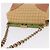 PRADA Chain Shoulder Bag Raffia Beige Gold Tone - vista 6