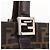 FENDI Zucca Canvas Hand Bag Black Brown - vista 17