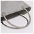 CHANEL Choco Bar Hand Bag Nylon Gris Plata CC - vista 7
