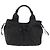 Salvatore Ferragamo Gancini Hand Bag Leather Black Silver - vista 13