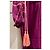 Antik Batik Vestido largo de algodón violeta con bordados étnicos - vista 4