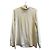 Vanessa Seward Cremefarbene Seidenbluse mit Rollkragen