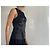 Pinko Ärmelloses Top oder Tanktop aus schwarzem Satin und Mesh Gr. S oder 36 - Ansicht 5