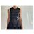 Pinko Ärmelloses Top oder Tanktop aus schwarzem Satin und Mesh Gr. S oder 36 - Ansicht 6