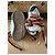 LANVIN Sneakers in pelle bianca e nera - vista 3