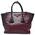 Borsa Prada Red Bicolor Glace Calf Twin Pocket Double Handle Satchel