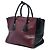 Borsa Prada Red Bicolor Glace Calf Twin Pocket Double Handle Satchel - vista 2