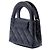 Borsa Chanel Kelly Shopper Nano in pelle di vitello invecchiata nera - vista 2