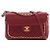 Chanel Red Small Quilted Lambskin CC Unchained Flap