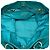 Borsa Tote Aperta Convertibile Prada Blue Vitello Daino - vista 4