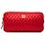 Clutch Miu Miu in nappa matelassé rossa
