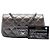 Chanel Gray Extra Mini Rectangular Classic Metallic Lambskin Single Flap - vista 7