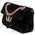 Gucci Borsa a tracolla Small GG Marmont in velluto matelassé nero - vista 2