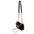 Gucci Borsa a tracolla Small GG Marmont in velluto matelassé nero - vista 7