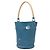 Hermès Blue Clemence Mangeoire Bucket PM - Ansicht 2