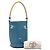 Hermès Blue Clemence Mangeoire Bucket PM - Ansicht 9