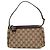 Pochette Gucci Abbey D Ring in tela GG beige