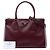 Prada Borsa Satchel Galleria Double Zip Small in Saffiano Lux Rossa - vista 7