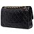 Chanel Black Medium Classic Lambskin Double Flap - vista 2