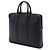 Borsa Business Gucci in pelle di vitello nera con Web - vista 2