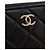 Chanel Black CC Quilted Lambskin Coco Charms Chain Wristlet Pouch - vista 4