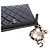 Chanel Black CC Quilted Lambskin Coco Charms Chain Wristlet Pouch - vista 9