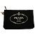 Prada Canapa Logo-Etui aus schwarzem Canvas - Ansicht 5