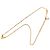 Collar Essential V Louis Vuitton Gold Plated Gold