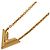 Collar Essential V Louis Vuitton Gold Plated Gold - vista 8