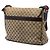 Gucci Beige GG Canvas Web Klappentasche - Ansicht 2
