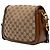 Gucci Borsa a Tracolla Lady Web Media in Tela GG Beige - vista 2