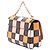 Louis Vuitton Orange Calfskin Monogram Check Twist MM - vue 2