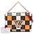 Louis Vuitton Orange Calfskin Monogram Check Twist MM - vue 7