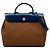 Hermès Brown Toile Herbag Zip Retourne Verso 31