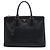 Prada Borsa Galleria Double Zip Grande in pelle Saffiano nera